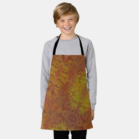 Textura #22 de obra Horizonte エプロン (着用した状態)