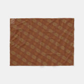 Textura #23 de obra Horizonte フリースブランケット (正面(横))