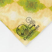 Textura #25 de la obra Nuit フリースブランケット (角)