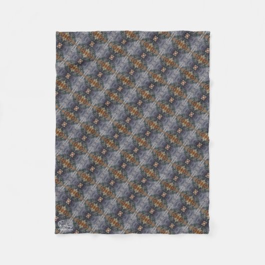 Textura #25 de obra Amanecer フリースブランケット (正面)