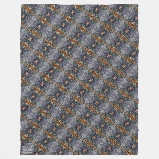  Textura #25 de obra Amanecer フリースブランケット (正面)