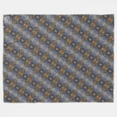  Textura #25 de obra Amanecer フリースブランケット (正面(横))