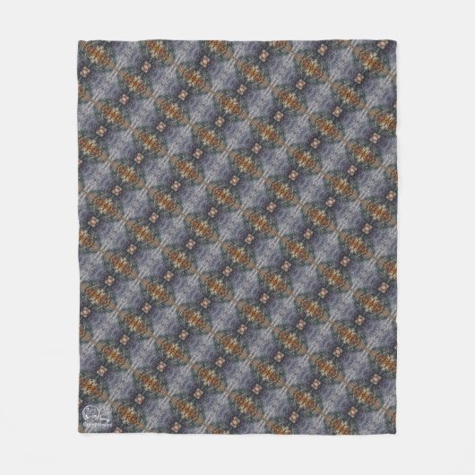  Textura #25 de obra Amanecer フリースブランケット (正面)