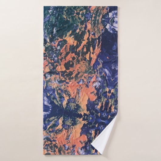 Textura #25 de obra Horizonte バスタオル (バスタオル)