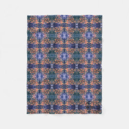 Textura #25 de obra Horizonte フリースブランケット