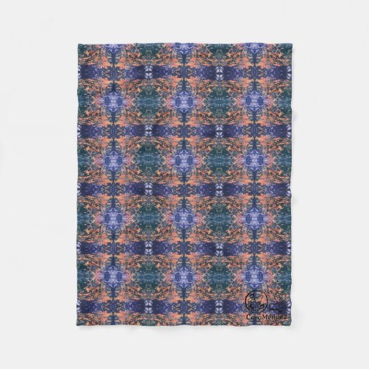 Textura #25 de obra Horizonte フリースブランケット (正面)