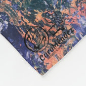 Textura #25 de obra Horizonte フリースブランケット (角)