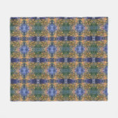 Textura #27 de obra Horizonte フリースブランケット (正面(横))