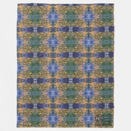 Textura #27 de obra Horizonte フリースブランケット