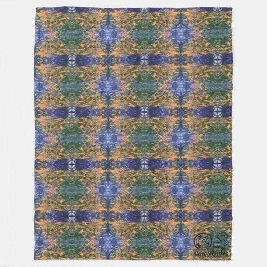 Textura #27 de obra Horizonte フリースブランケット (正面)