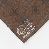 Textura #28 de obra Amanecer フリースブランケット (角)