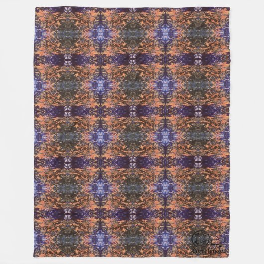 Textura #28 de obra Horizonte フリースブランケット (正面)