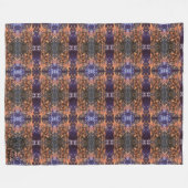 Textura #28 de obra Horizonte フリースブランケット (正面(横))