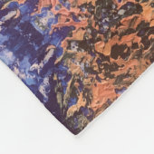 Textura #28 de obra Horizonte フリースブランケット (角)