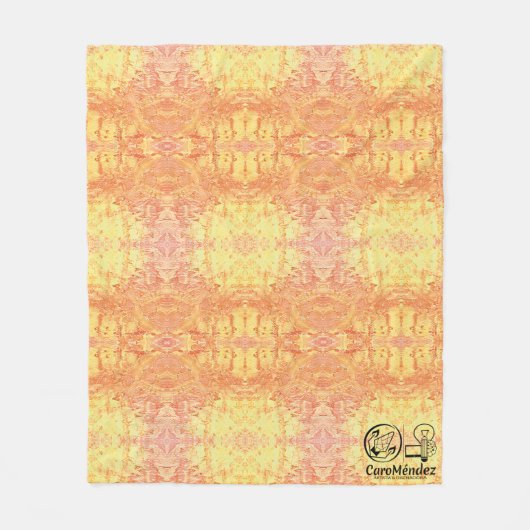 Textura #29 de obra Horizonte フリースブランケット (正面)