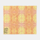 Textura #29 de obra Horizonte フリースブランケット (正面(横))