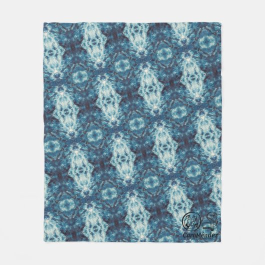 Textura #2 de la obra Cerezas フリースブランケット (正面)