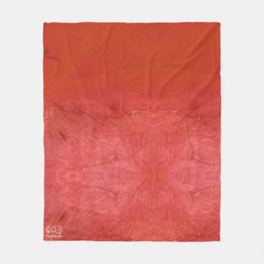 Textura #2 de la obra Fantasía y realidad フリースブランケット (正面)