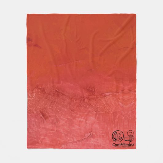 Textura #2 de la obra Fantasía y realidad フリースブランケット (正面)