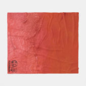 Textura #2 de la obra Fantasía y realidad フリースブランケット (正面(横))