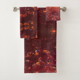 Textura #2 de la obra La puesta del sol バスタオルセット