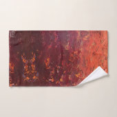 Textura #2 de la obra La puesta del sol バスタオルセット (ハンドタオル)