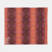 Textura #2 de la obra La puesta del sol フリースブランケット (正面(横))