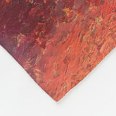 Textura #2 de la obra La puesta del sol フリースブランケット (角)