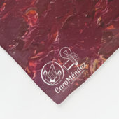 Textura #2 de la obra La puesta del sol フリースブランケット (角)