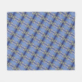 Textura #2 de la obra Piña フリースブランケット (正面(横))