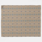 Textura #2 de obra Amanecer フリースブランケット (正面(横))