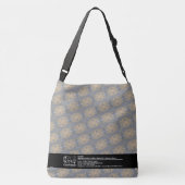 Textura #2 de obra La roca クロスボディバッグ (裏面)