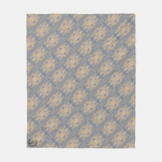 Textura #2 de obra La roca フリースブランケット (正面)