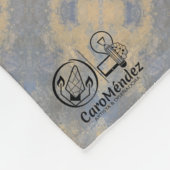 Textura #2 de obra La roca フリースブランケット (角)