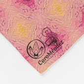 Textura #30 de obra Horizonte フリースブランケット (角)