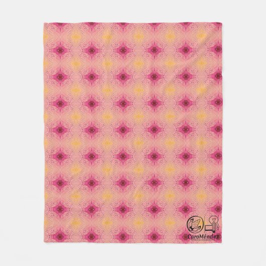 Textura #30 de obra Horizonte フリースブランケット (正面)