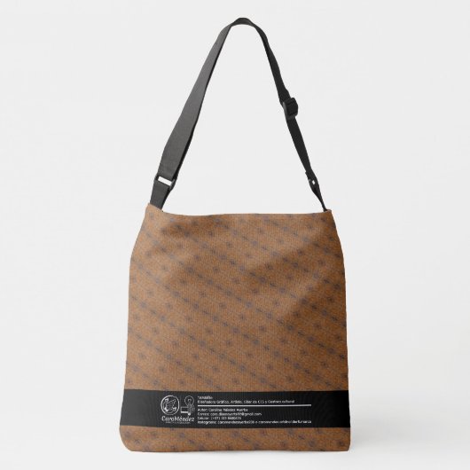 Textura #31 de obra Amanecer クロスボディバッグ (裏面)