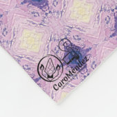 Textura #32 de obra Horizonte フリースブランケット (角)