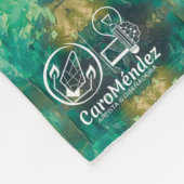 Textura #33 de la obra Nuit フリースブランケット (角)