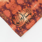 Textura #34 de la obra Nuit フリースブランケット (角)