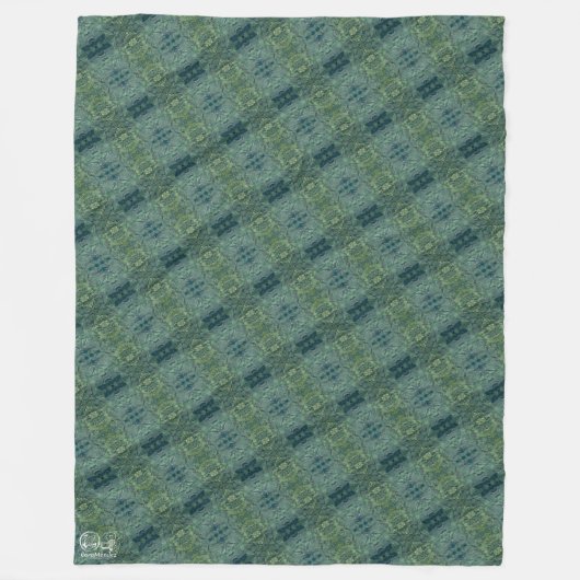 Textura #34 de obra Amanecer フリースブランケット (正面)