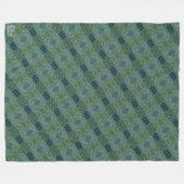 Textura #34 de obra Amanecer フリースブランケット (正面(横))