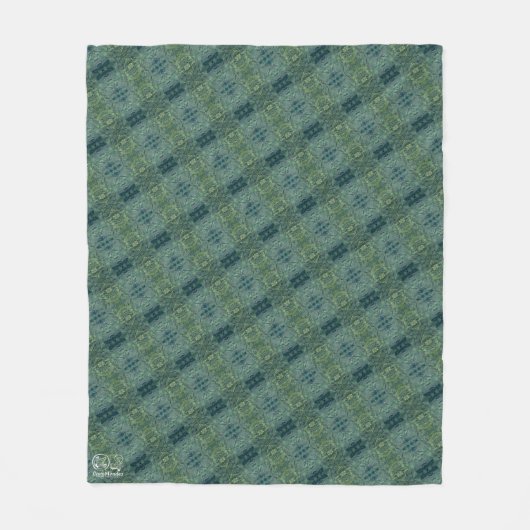 Textura #34 de obra Amanecer フリースブランケット (正面)