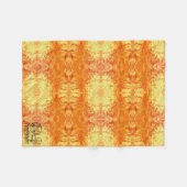 Textura #34 de obra Horizonte フリースブランケット (正面(横))