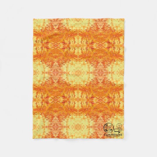 Textura #34 de obra Horizonte フリースブランケット (正面)