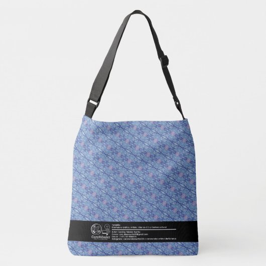 Textura #35 de obra Horizonte クロスボディバッグ (裏面)