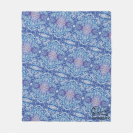 Textura #35 de obra Horizonte フリースブランケット