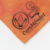 Textura #36 de la obra Nuit フリースブランケット (角)