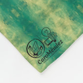 Textura #37 de la obra Nuit フリースブランケット (角)