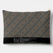 Textura #37 de obra Amanecer アクセサリーポーチ (裏面)